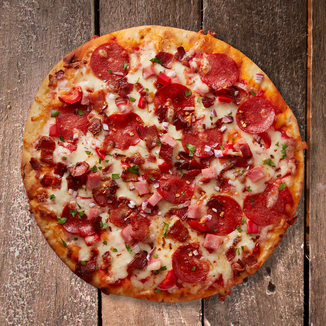 Stonefire® Triple Meat Flatbread Pizza