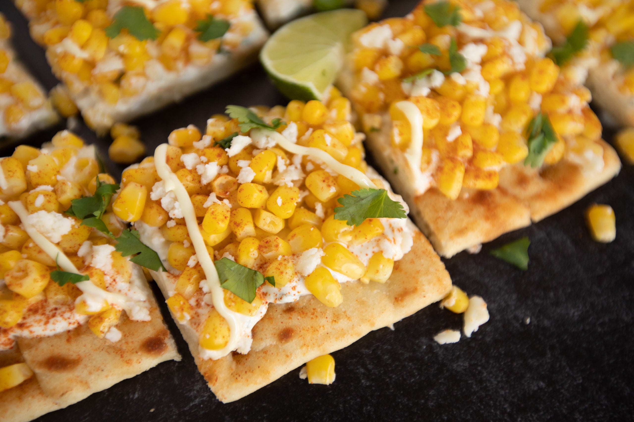 The Ultimate Elote Flatbread Appetizer