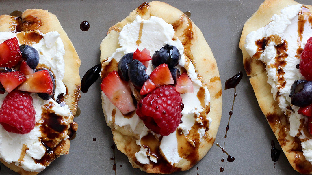 Berry Goat Cheese Bruschetta