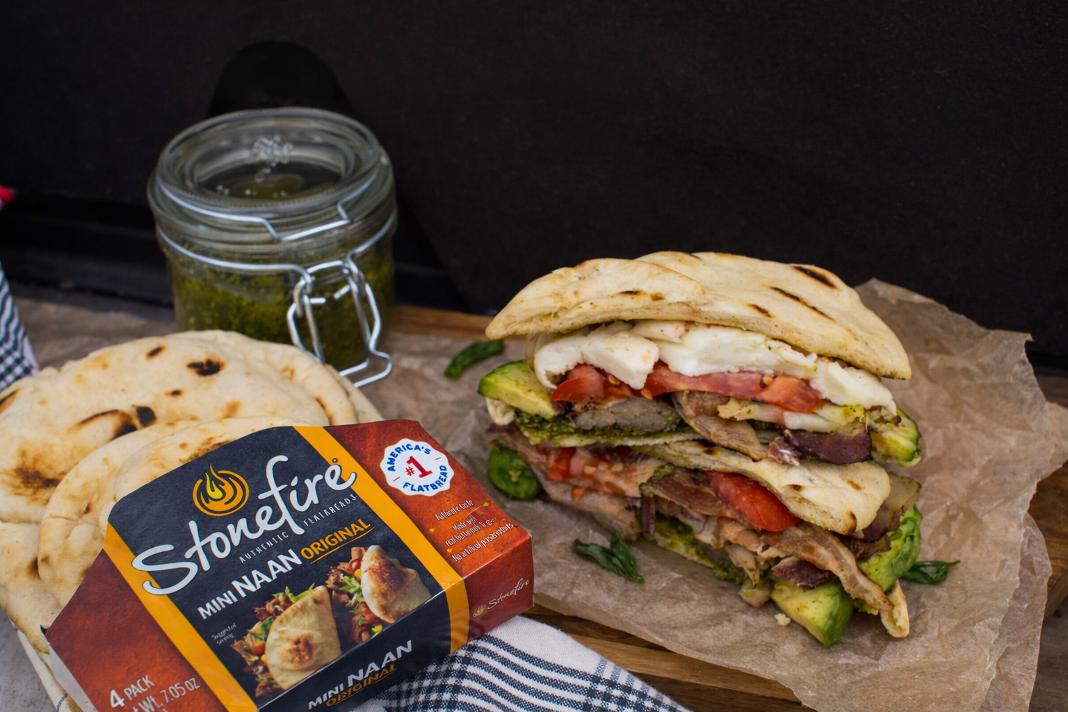 Grilled Pesto Chicken Sandwich