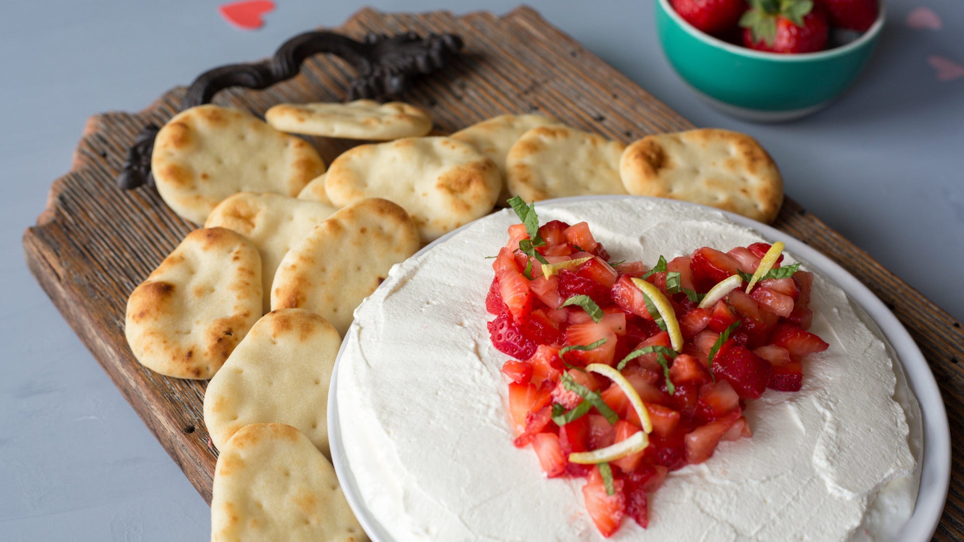 Strawberry Shortcake Dip with Naan Dippers®