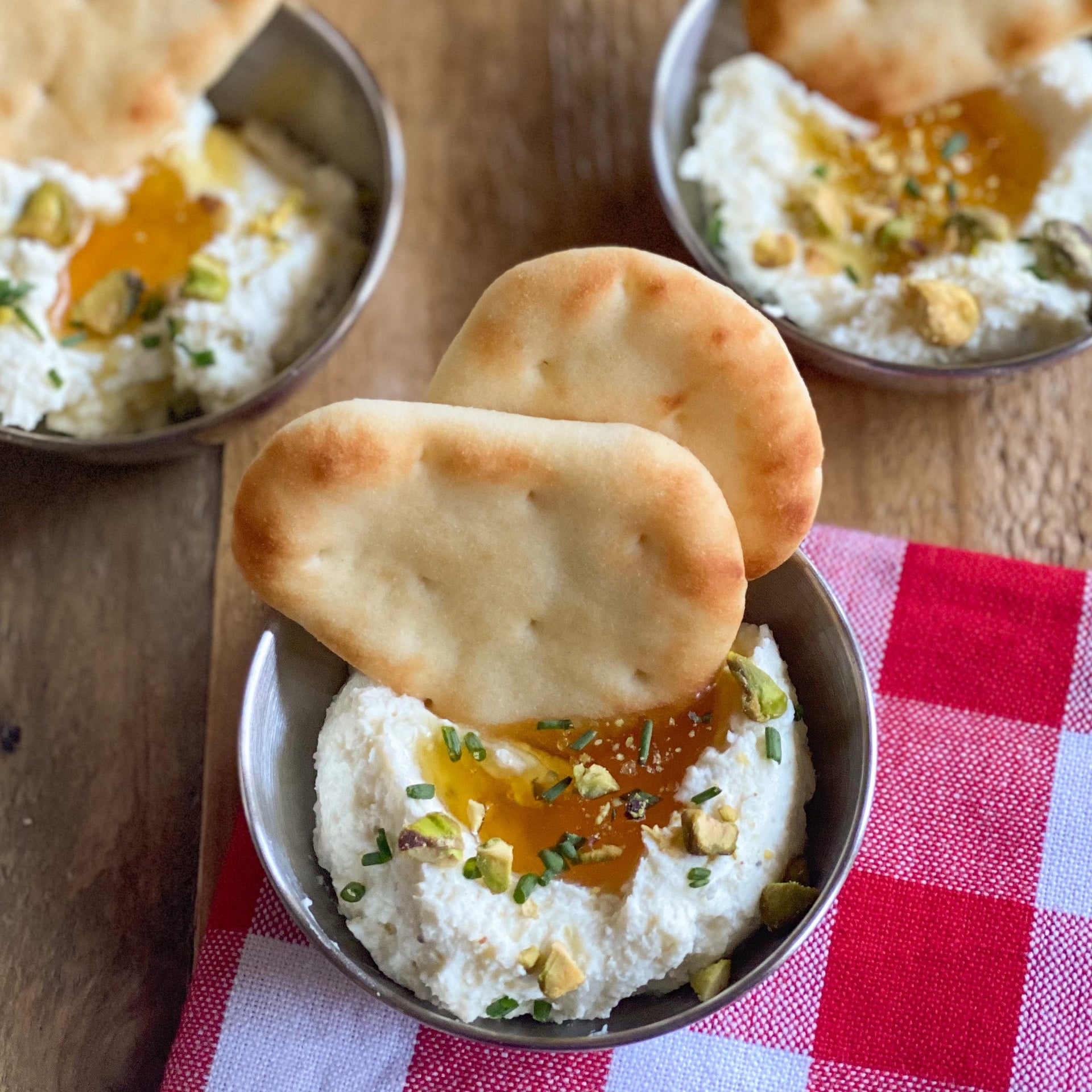 Whipped Feta with Naan Dippers