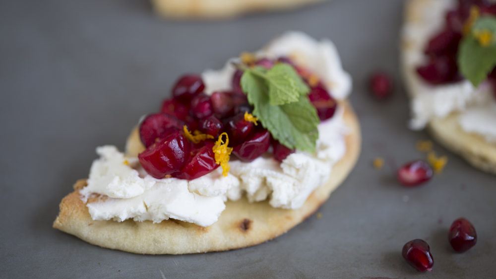 Cranberry Ricotta Bruschetta