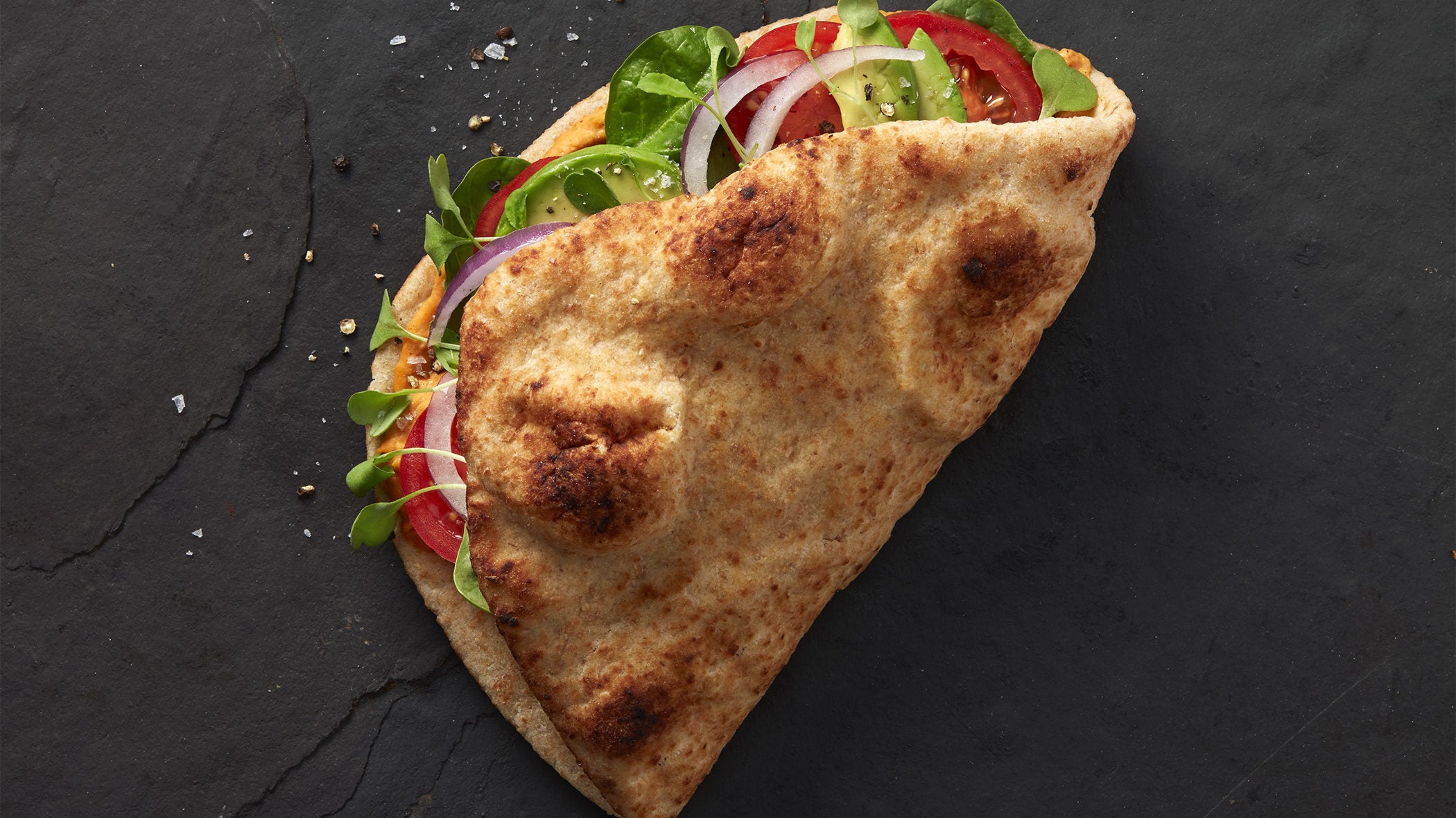 Whole Grain Naan Veggie Fold