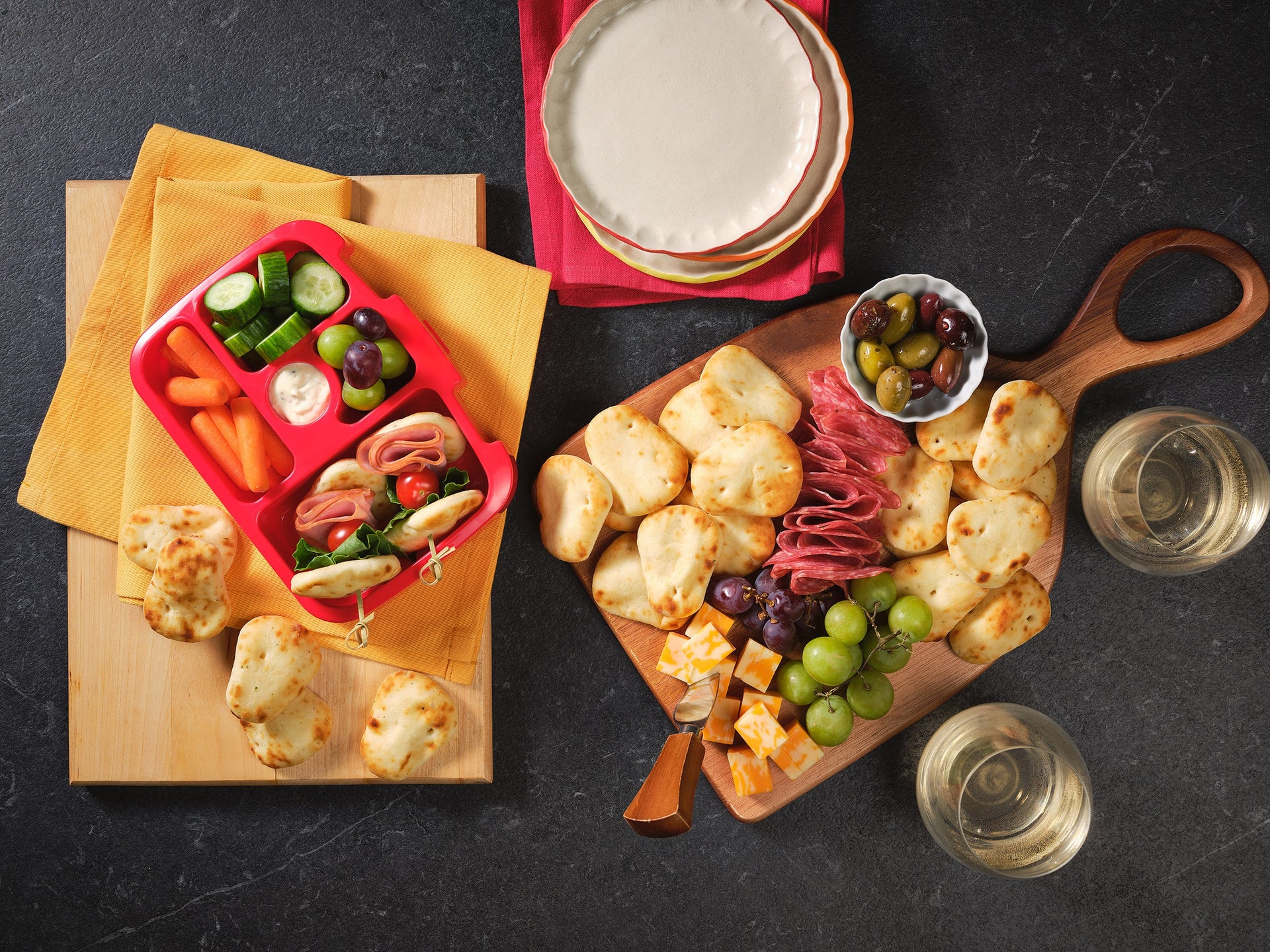 Naan-sters Snack Box & Naan-cuterie Board