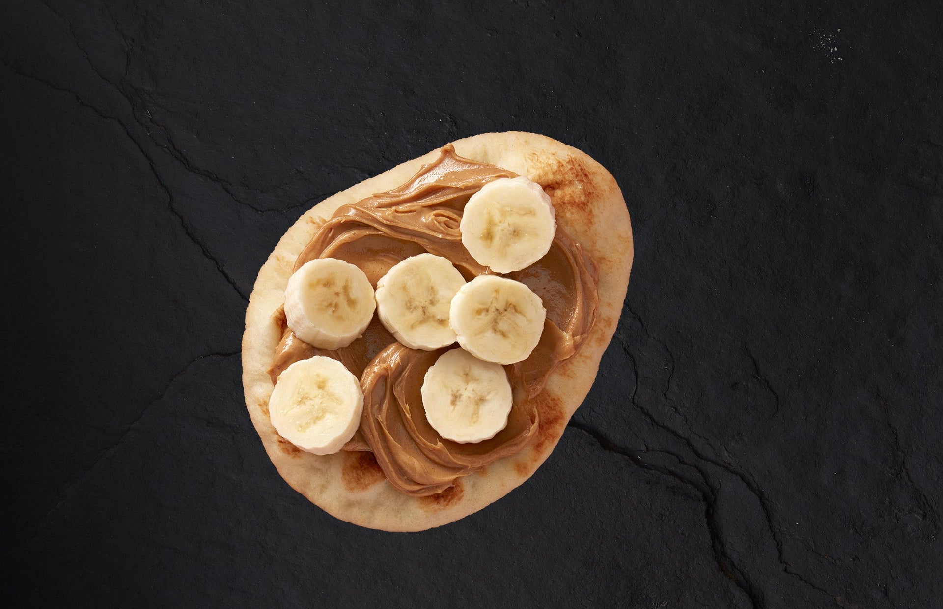 Peanut Butter and Banana Mini Naan