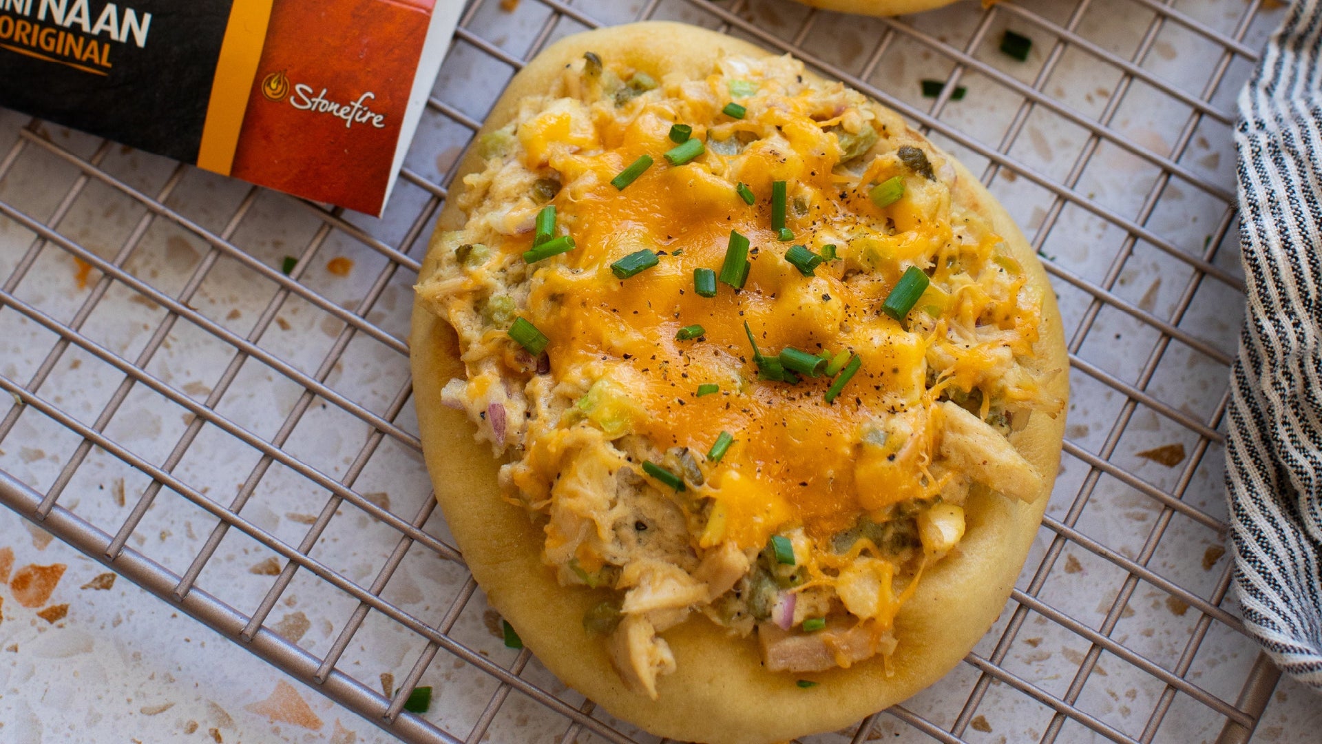 Classic Open-face tuna melt