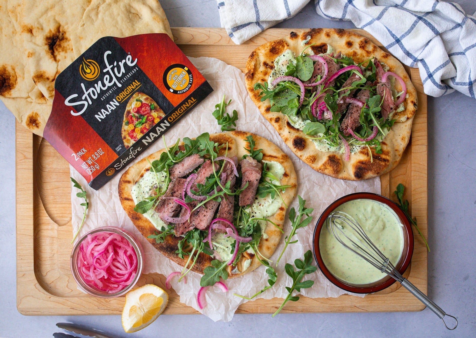 Grilled Steak Flatbread