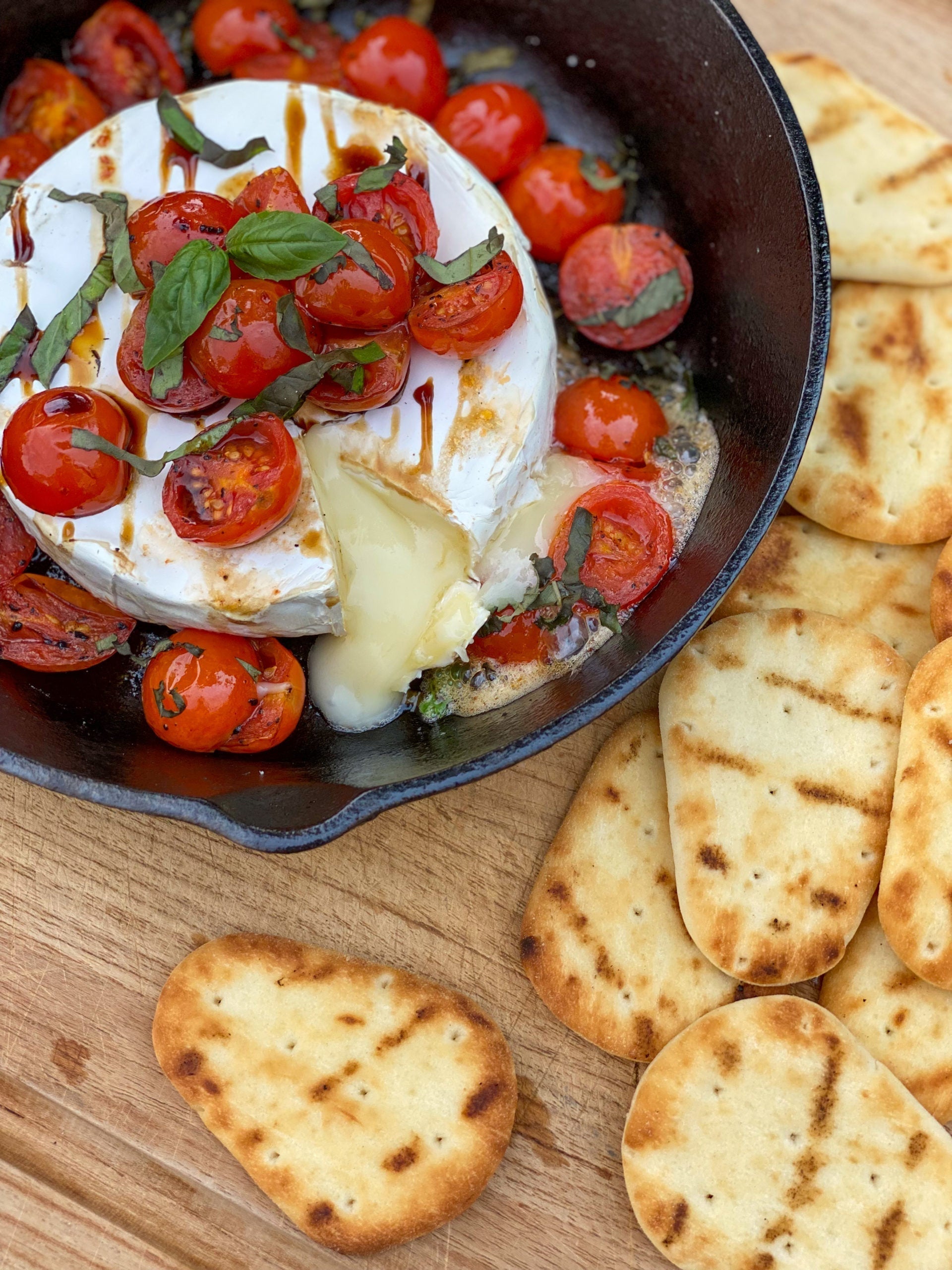 Campfire Baked Brie