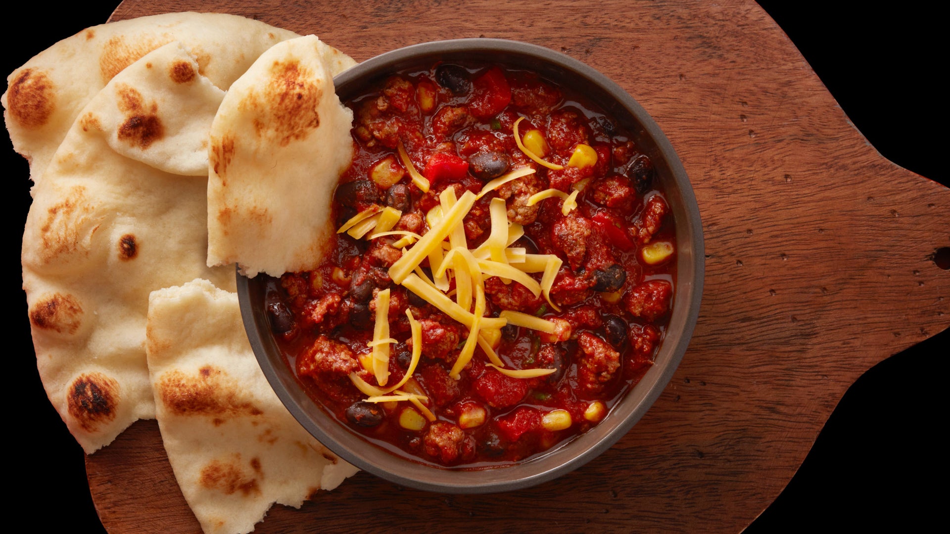 Chili with Naan
