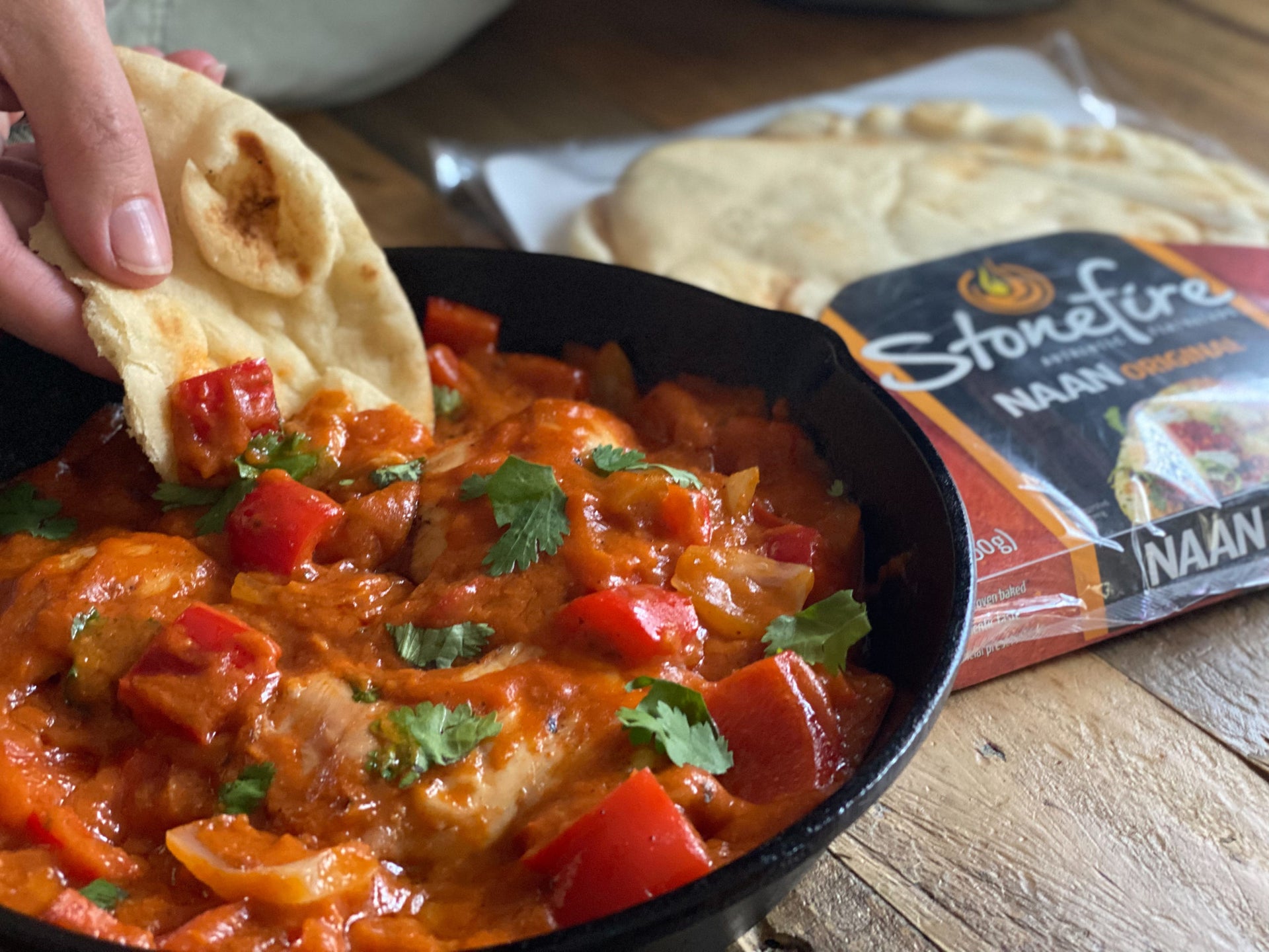 Butter Chicken with Stonefire® Naan