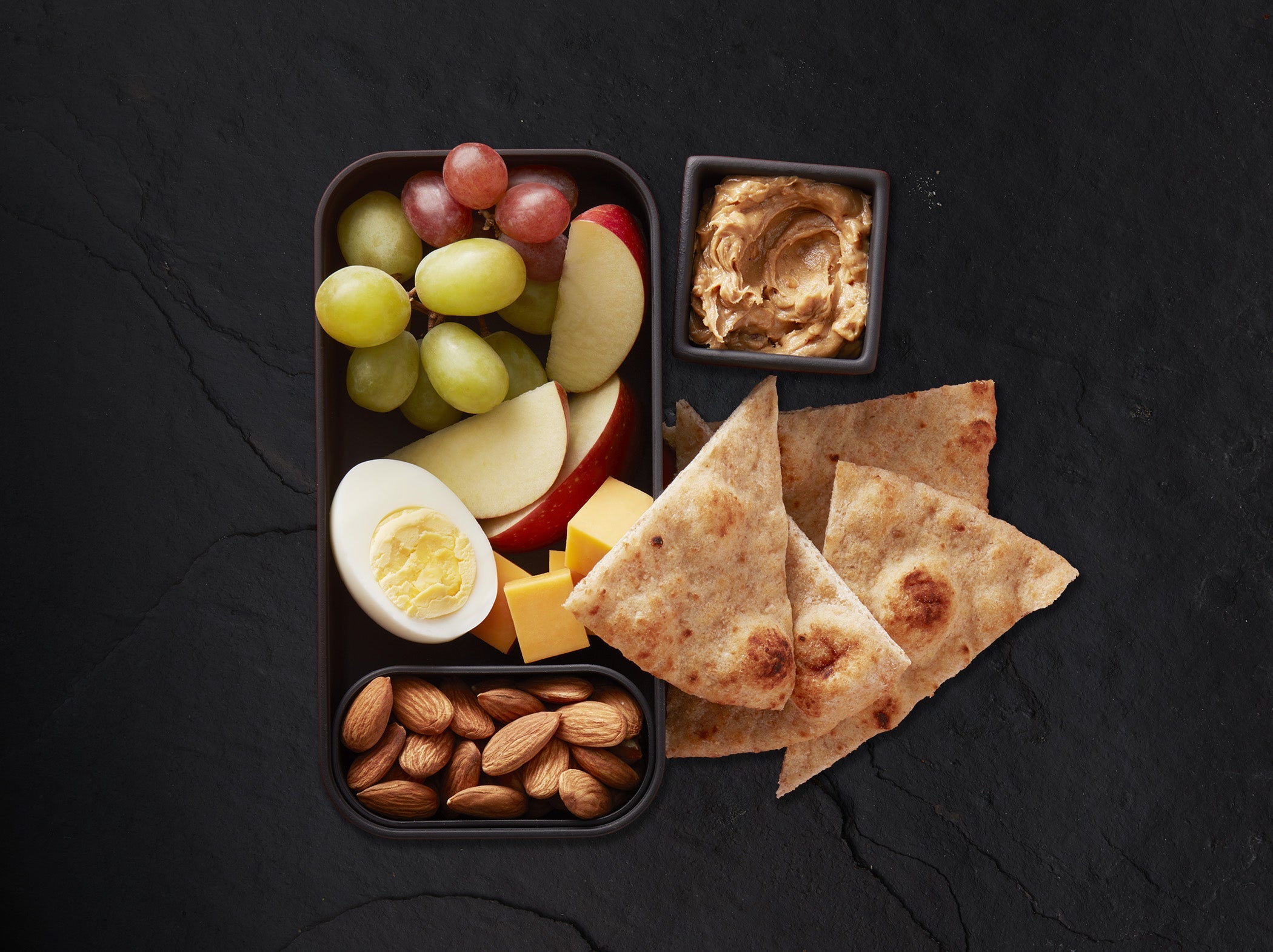 Whole Grain Naan Protein Snack Box