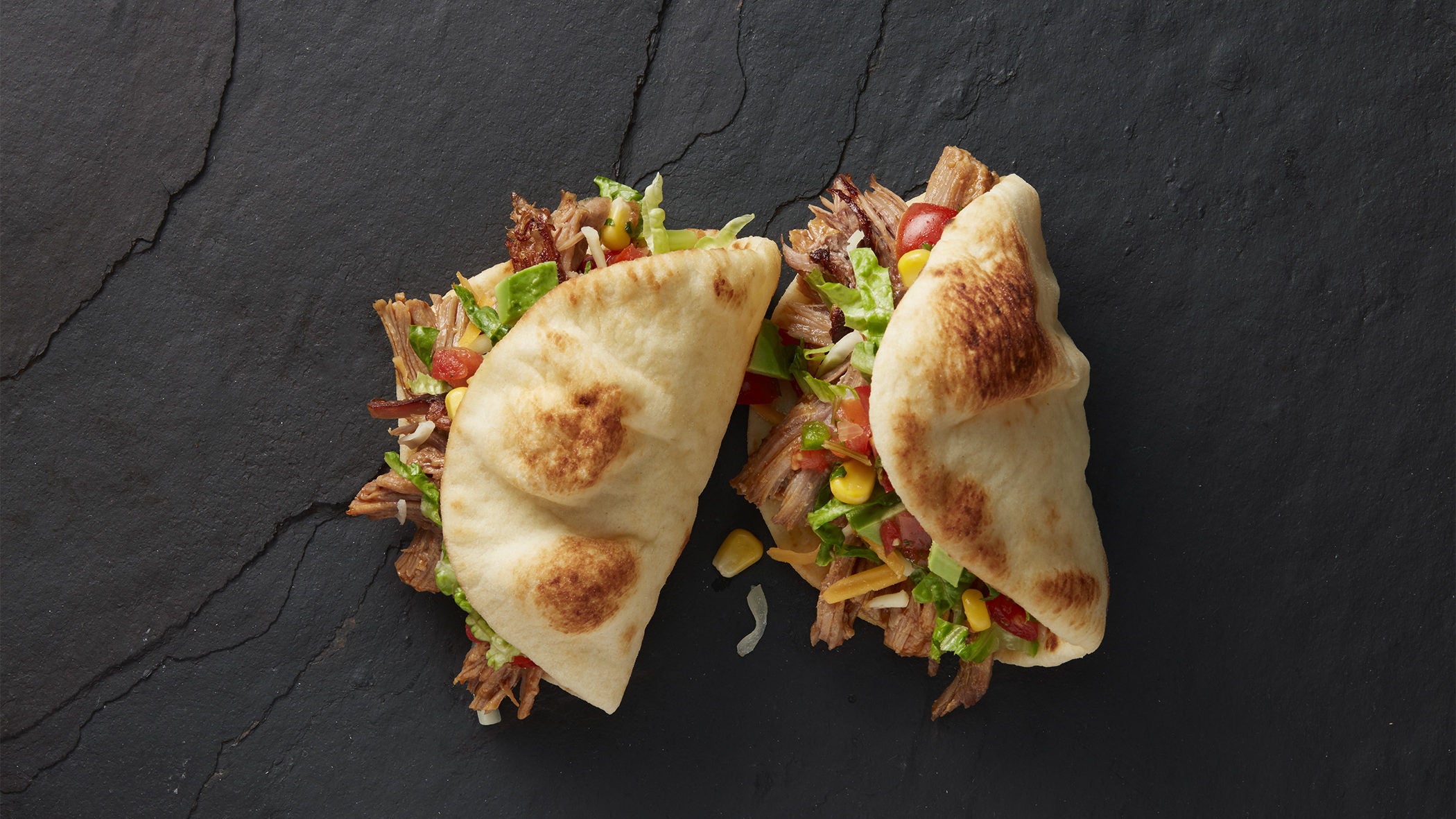 Mini Naan Folded Taco