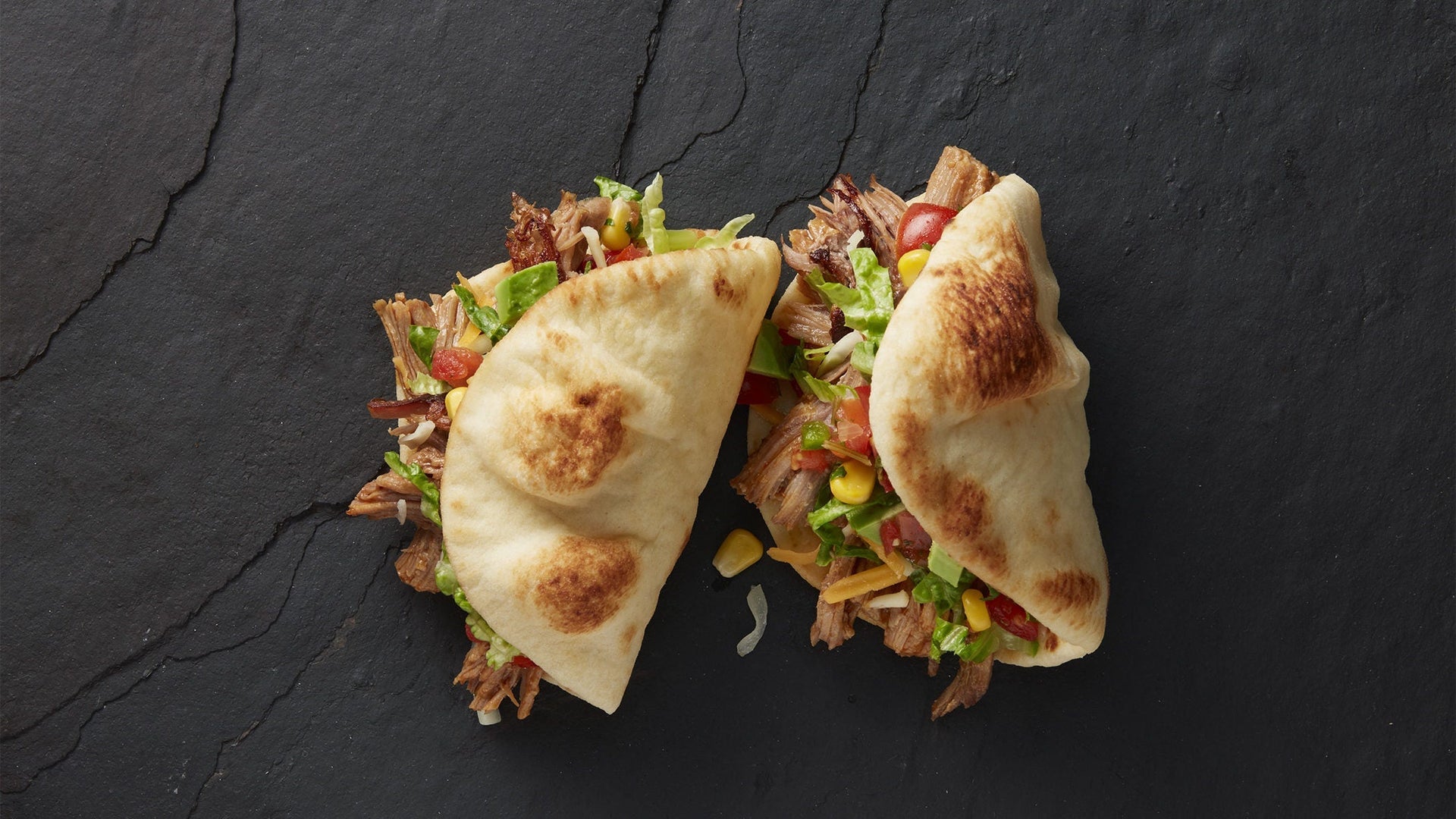 Mini Naan Folded Taco