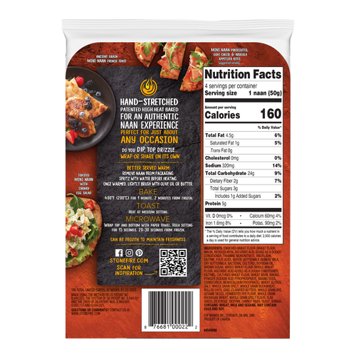 Ancient Grain Mini Naan