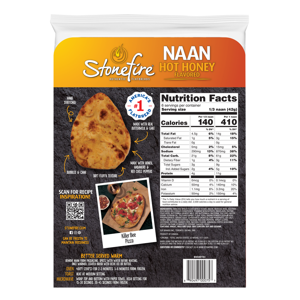 Hot Honey Flavored Naan