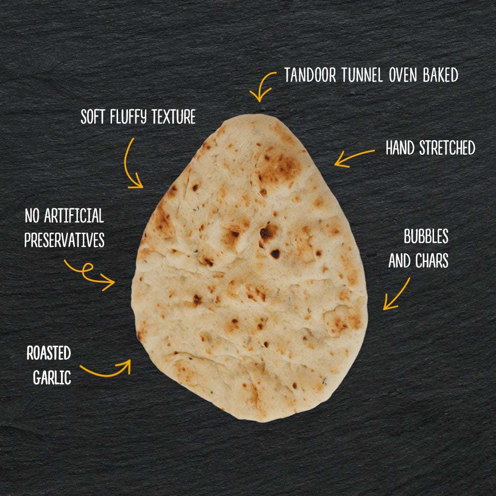 Roasted Garlic Naan