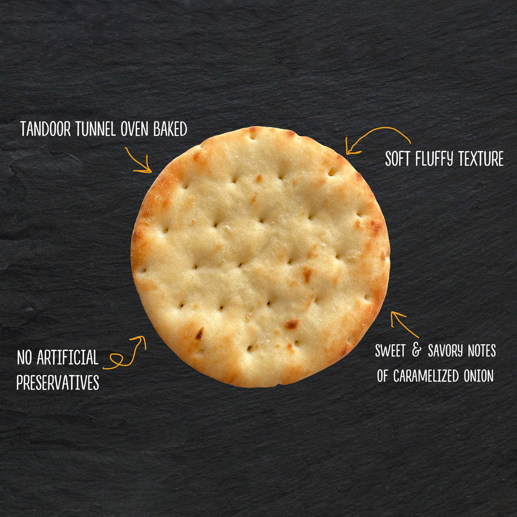 Naan Ronds oignon caramélisé