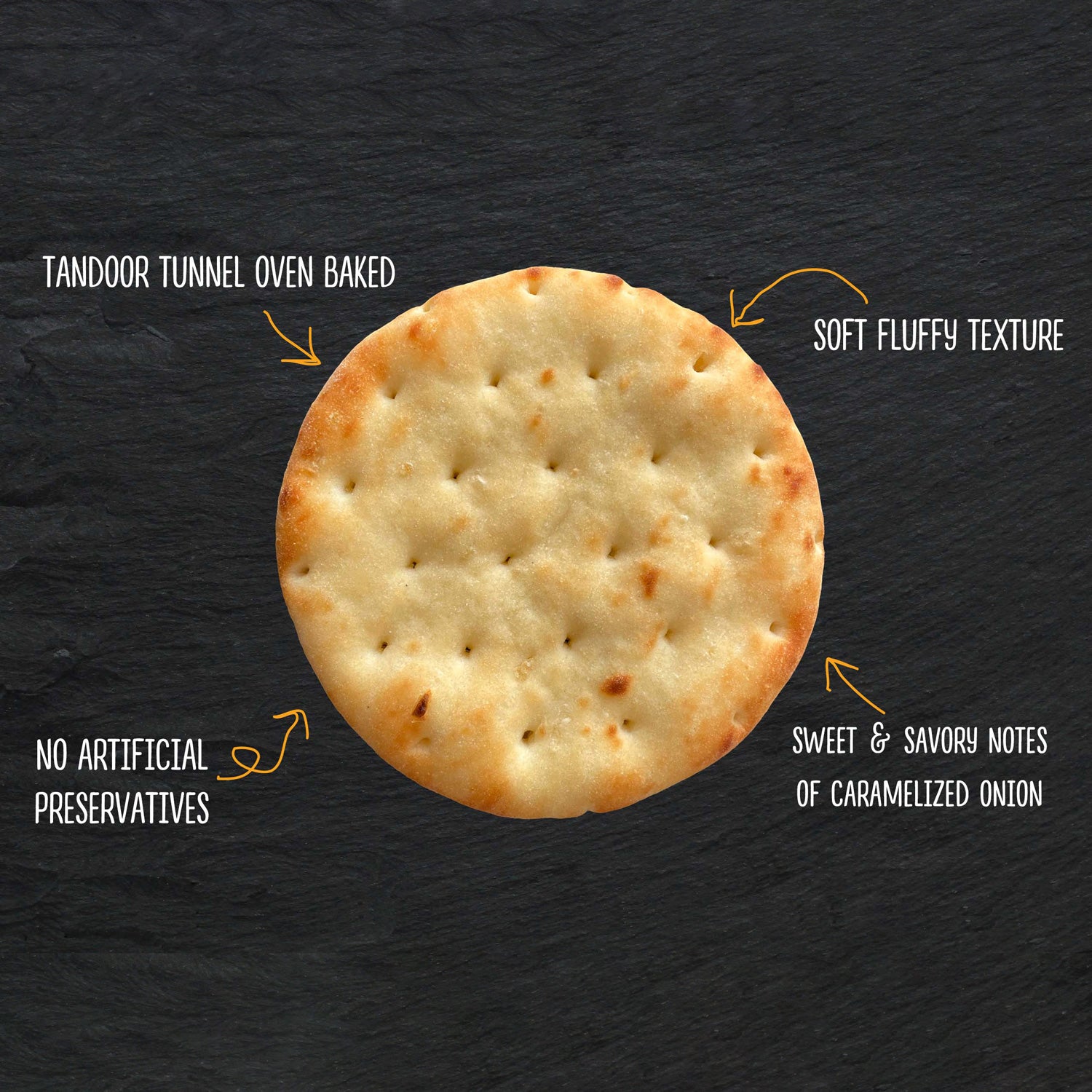 Caramelized Onion Naan Rounds