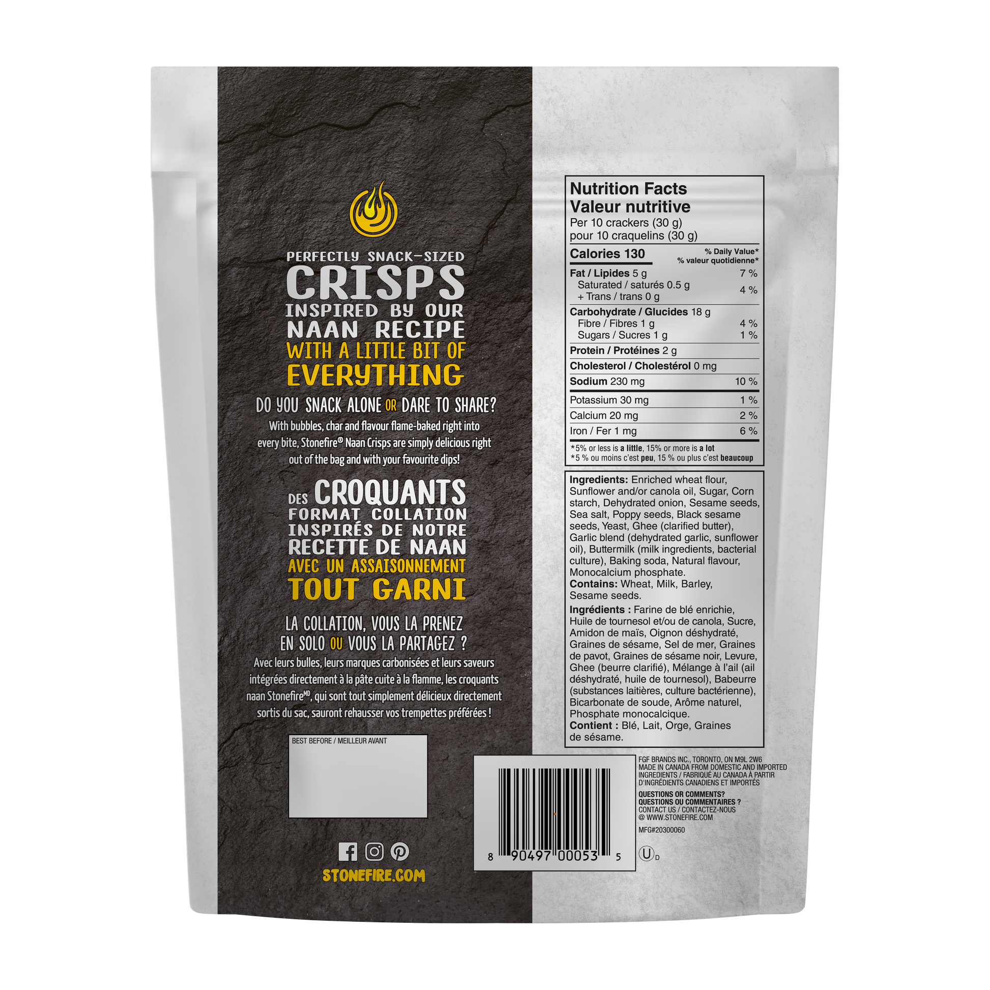 Everything Naan Crisps