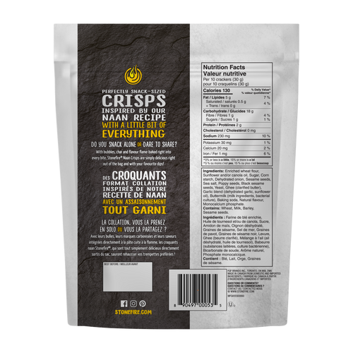 Everything Naan Crisps