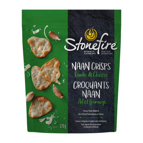 Garlic & Cheese Naan Crisps