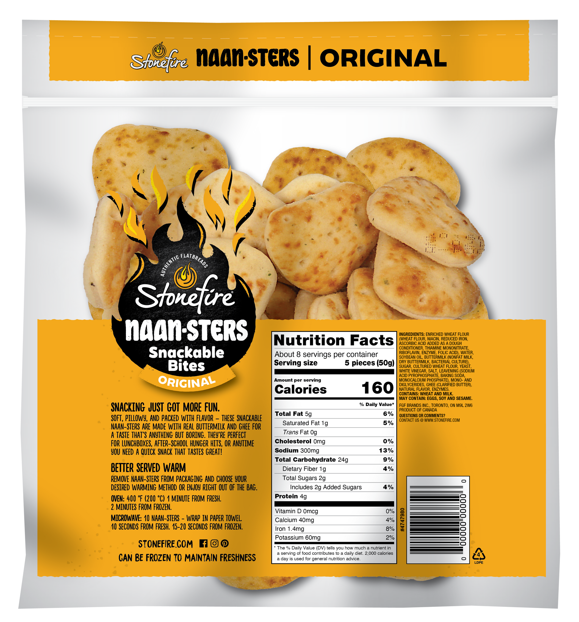 Stonefire® Original Naan-Sters 40ct