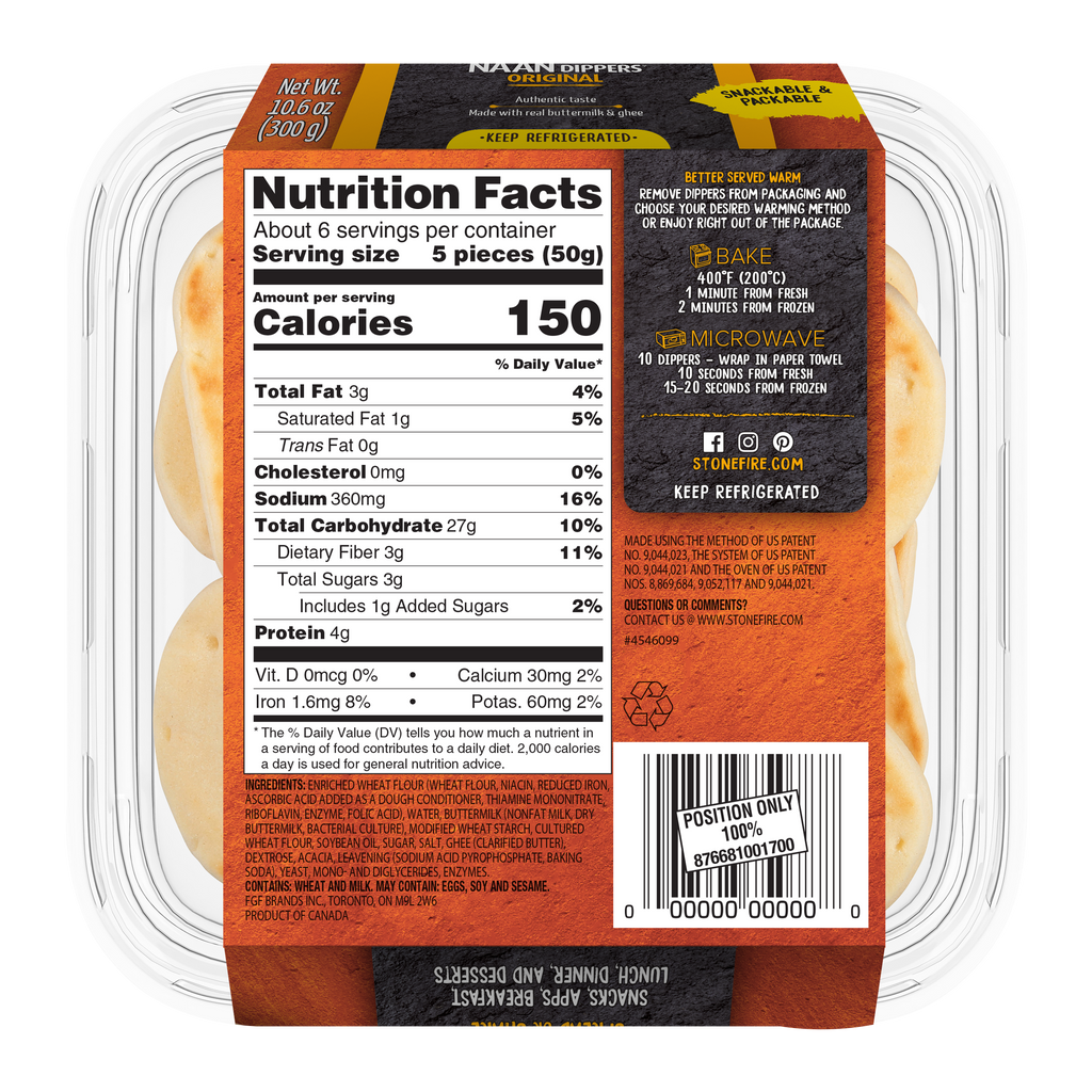 Original Naan Dippers<sup>®</sup> Family Size