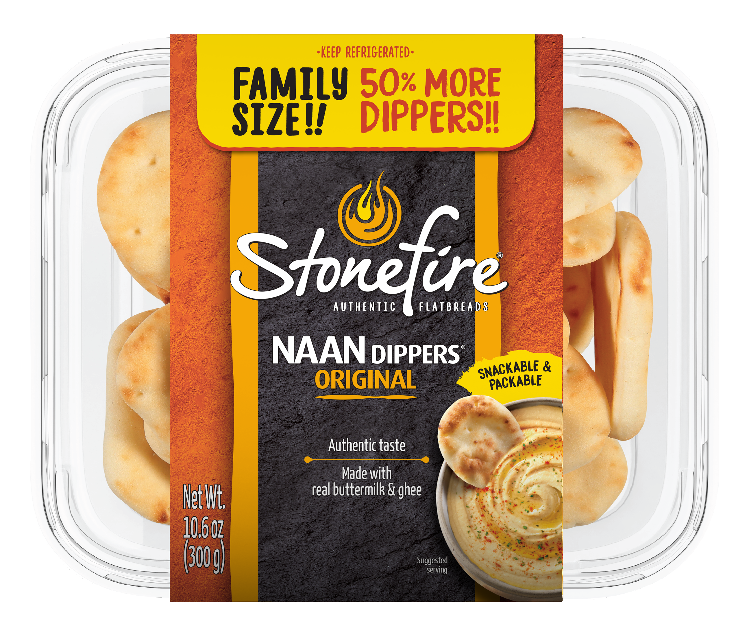 Original Naan Dippers® Family Size – Stonefire Authentic Flatbreads