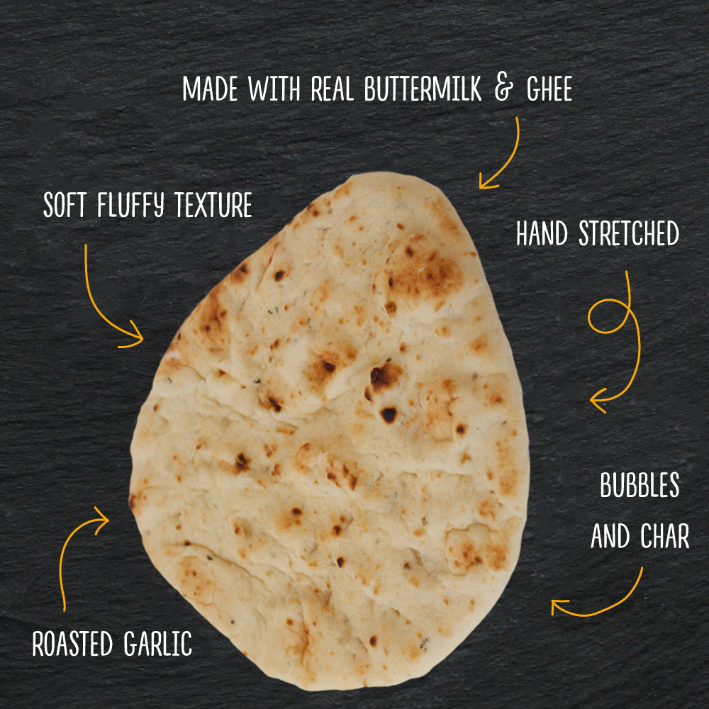 Roasted Garlic Naan