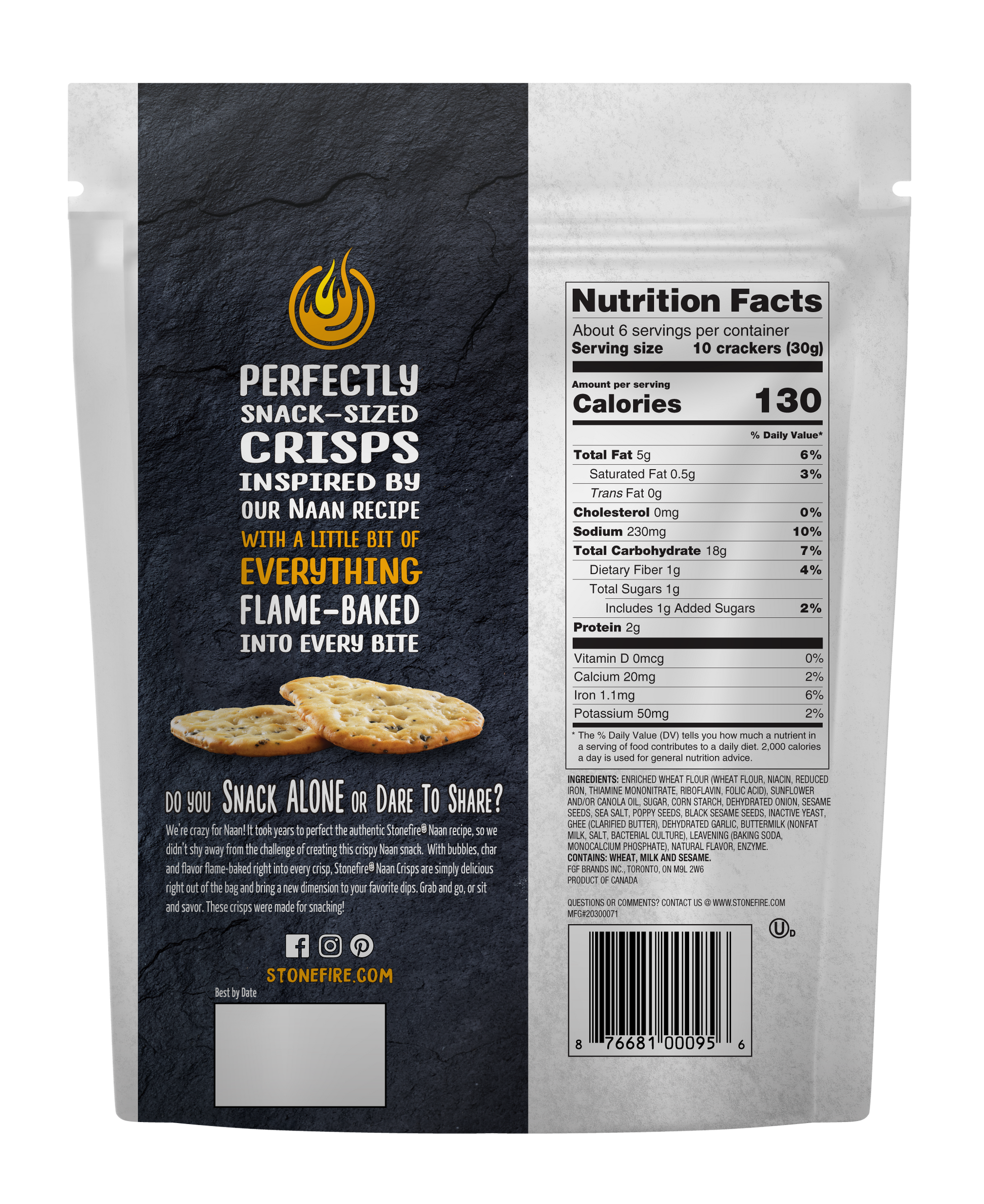 Everything Naan Crisps