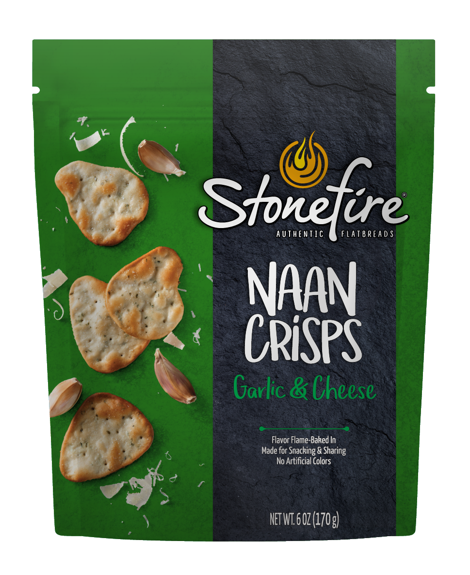 Garlic & Cheese Naan Crisps