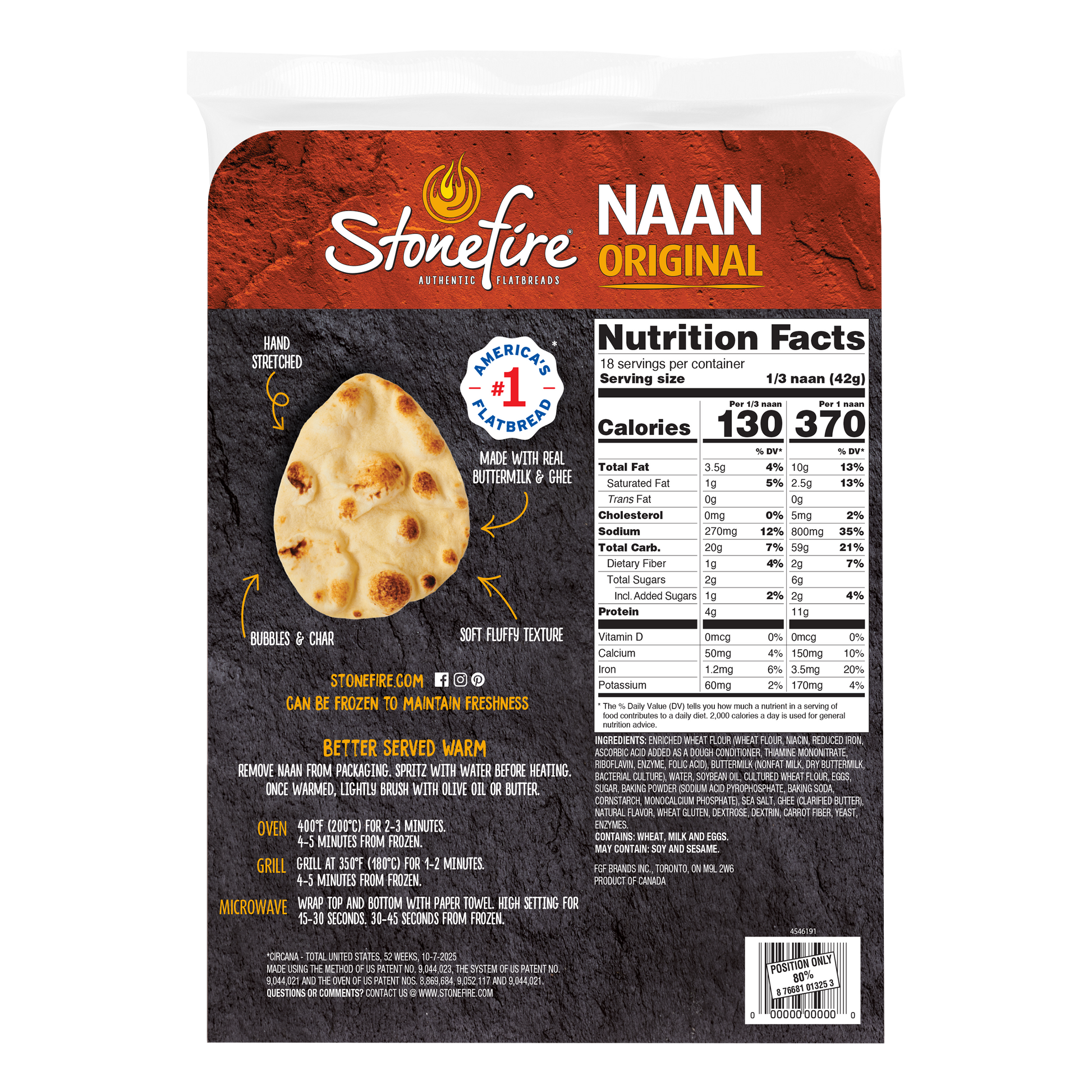 Original Naan Family Size
