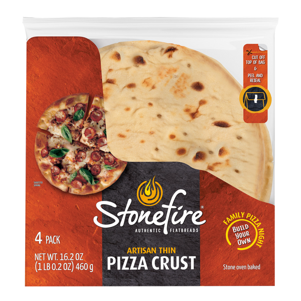 Flatbread Pizza Crust | Naan Pizza Base – Stonefire®