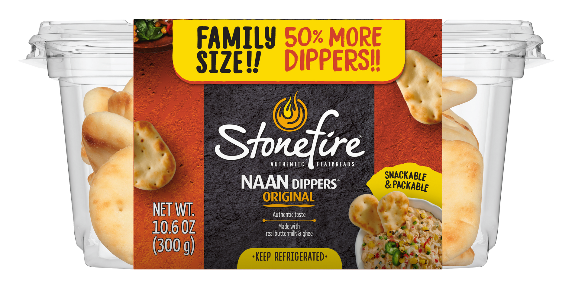 Original Naan Dippers® Family Size