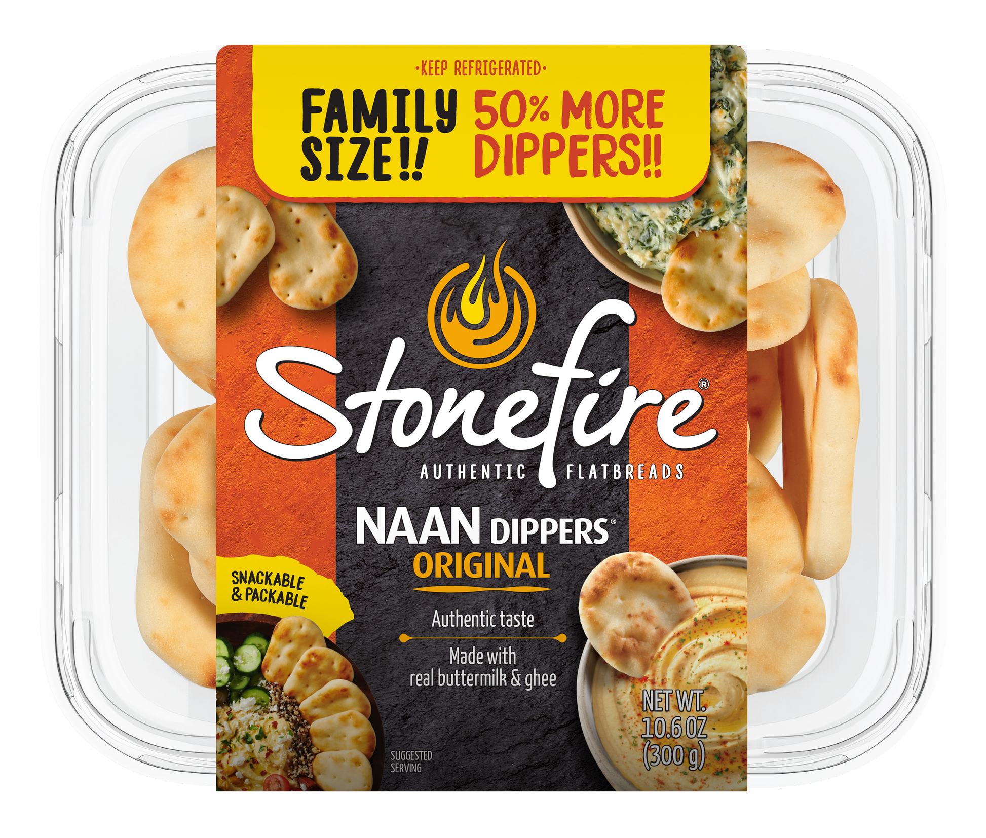 Original Naan Dippers® Family Size
