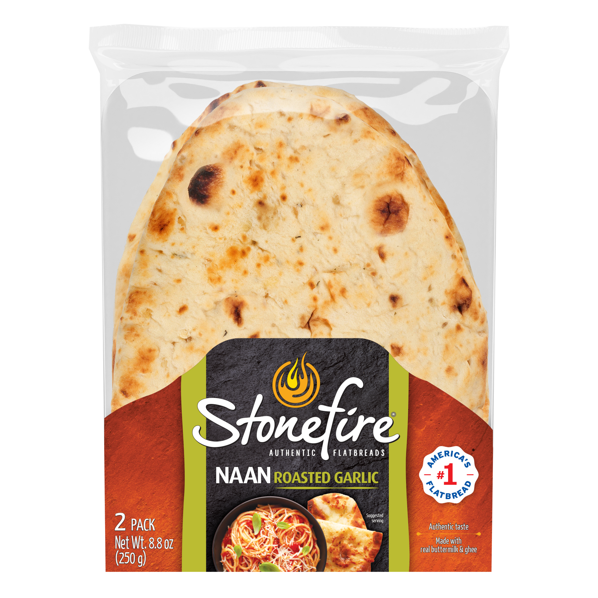 Roasted Garlic Naan