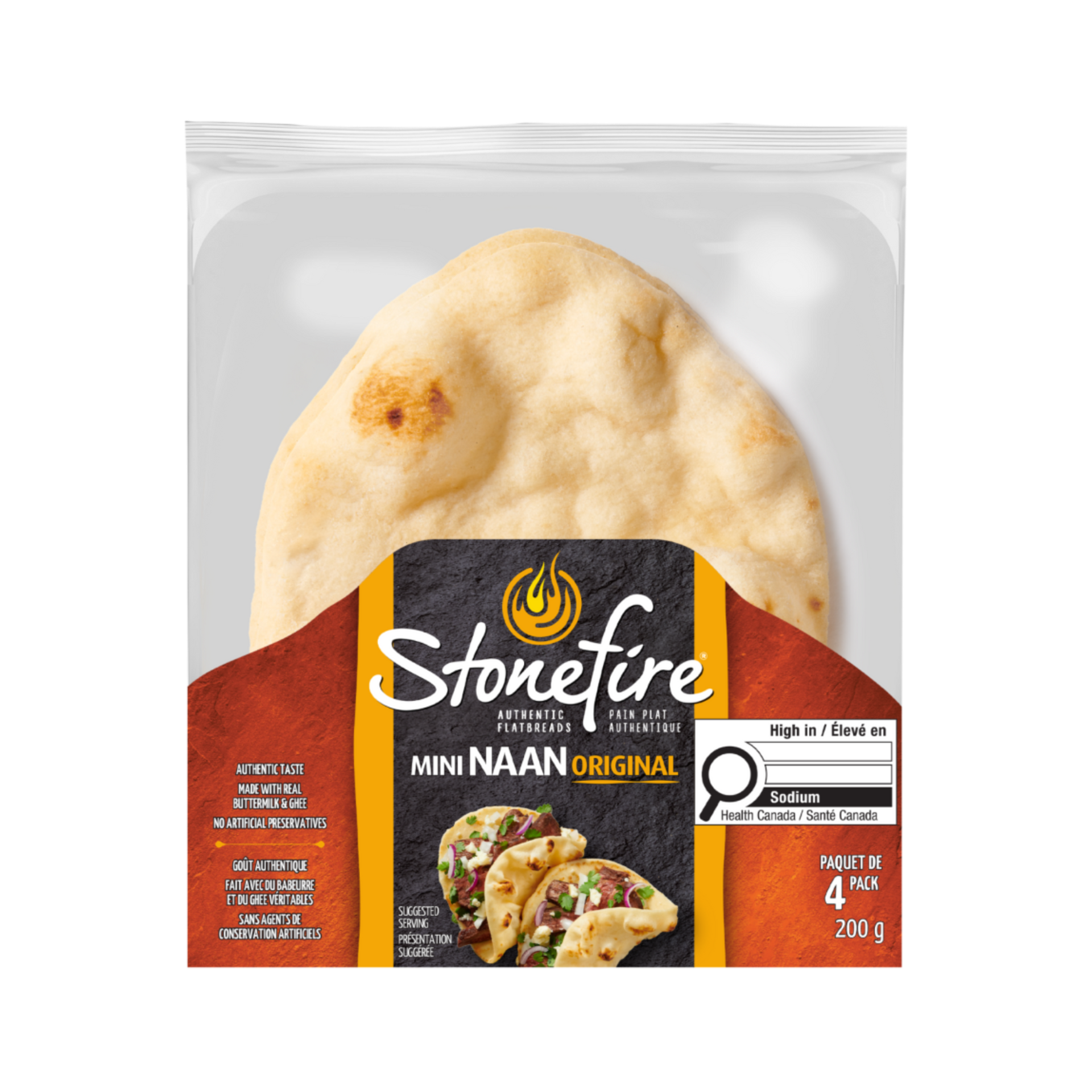 Original Mini Naan – Stonefire Authentic Flatbreads